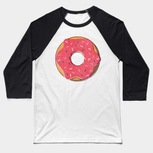 FAST FOOD / Donut Baseball T-Shirt